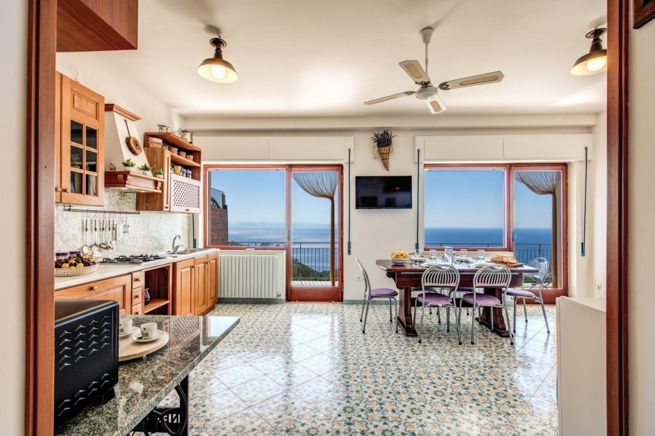 Geca'S House - Panoramic Sea View Studio Massa Lubrense Buitenkant foto